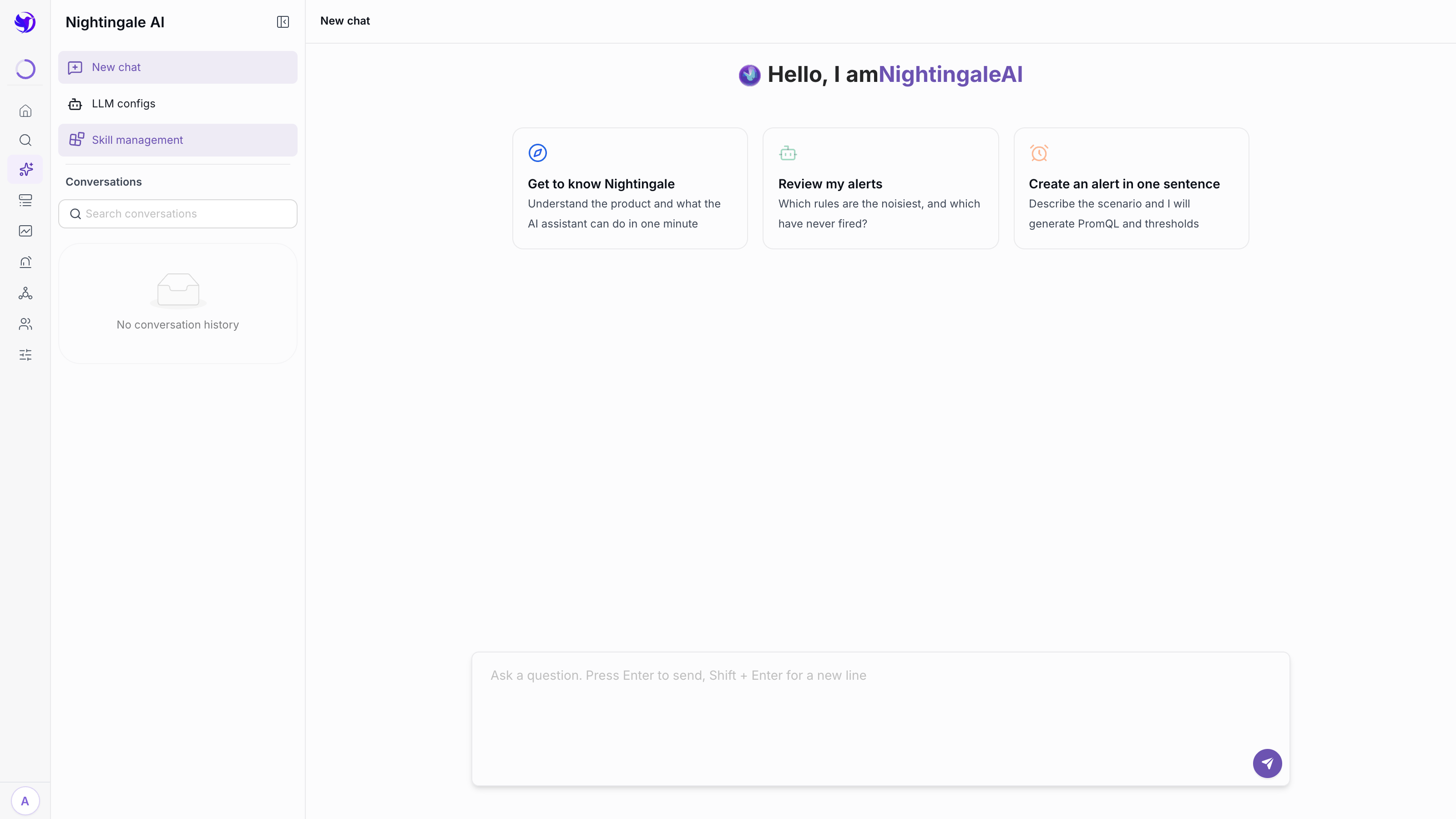 The Nightingale AI workspace